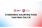 Stabdomas galimybių paso taikymas