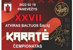 Panevėžyje – XXVII  Baltijos šalių shotokan karatė čempionatas