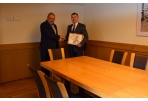 Savivaldybėje apsilankė projekto „Globalus Panevėžys“ ambasadorius R. Gabulas