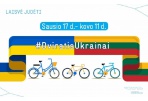Panevėžiečiai kviečiami dalyvauti akcijoje „Dviratis Ukrainai“