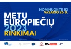 Kviečia nominuoti 2023-iųjų „Metų europiečius”