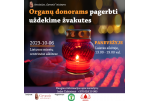 Kviečia uždegti žvakutes organų donorams pagerbti