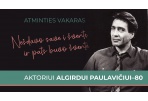 G. Petkevičaitės-Bitės viešojoje bibliotekoje – Algirdo Paulavičiaus atminties vakaras