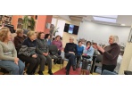 Susitikimas su teatro legenda Kniaudiškių bibliotekoje