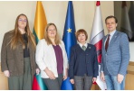 Savivaldybėje pagerbta apdovanojimą gavusi Visuomenės sveikatos biuro darbuotoja  