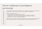 Kvietimas į mokymus jaunimui: streso valdymas ir perdegimo prevencija