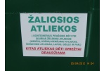 Rugsėjį – daugiau dėmesio žaliųjų atliekų rūšiavimui 