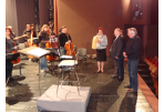 Pasveikino miesto muzikantus