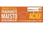 Savaitgalį – „Maisto banko“ akcija