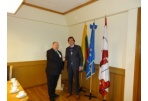 The Mayor welcomed the Guests from the City of Goes 