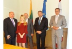 Mieste lankosi kaimyninių šalių prekybos, pramonės ir amatų rūmų vadovai 