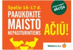 Savaitgalį – 20-oji „Maisto banko“ akcija