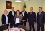 Pasveikinta geriausia Savivaldybės darbuotoja