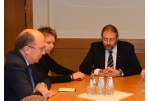 R. Račkauskas susitiko su LR Seimo opozicijos lyderiu A. Kubiliumi