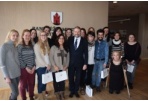 The Mayor met with the Volunteers
