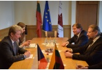 Meras susitiko su Čekijos ambasadoriumi