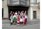 The Guests of Children Folk Dance and Song Festival visited the City Hall