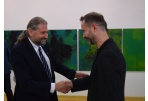 J. Miltinio dramos teatre atidaryta jubiliejinė Mariaus Čačkos personalinė paroda