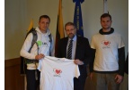 Meras susitiko su „1000 km Širdies žygio“ organizatoriumi