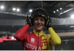 Lietuvos dviračių treko karalienė S. Krupeckaitė iškovojo pasaulio taurės auksą, V. Lendelis – sidabrą!
