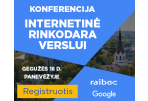 Jau greitai – pirmoji internetinės rinkodaros konferencija