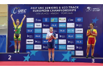 Panevėžietė dviratininkė O. Baleišytė – Europos jaunimo vicečempionė