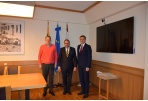 R. Račkauskas priėmė Šiaulių merą A. Visocką 