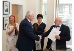 Jubiliejaus proga pasveikintas žymus grafikas