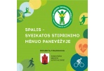 Spalis – sveikatos stiprinimo mėnuo