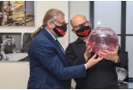 Atidaryta tarptautinio meninio stiklo simpoziumo „GlassJazz'20“ paroda