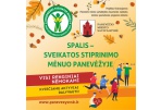 Spalis – sveikatos stiprinimo mėnuo
