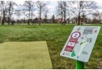 Diskgolfo parkas miesto progimnazijos stadione – pirmasis Baltijos šalyse
