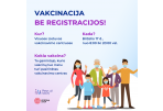Šiandien - vakcinacija be registracijos