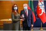 „Globalaus Panevėžio“ ambasadorei D. Simonaitienei – garbingas Užsienio reikalų ministerijos apdovanojimas