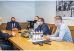 Savivaldybėje lankėsi Lietuvos krepšinio federacijos vadovai 