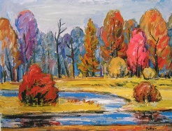 K. Naruševičius "Rudens motyvas", 1989 m. K. Naruševičius "Rudens motyvas", 1989 m.