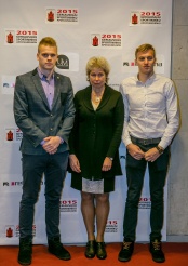 D. Rapšys ir A. Šidlauskas su trenere I. Paipeliene D. Rapšys ir A. Šidlauskas su trenere I. Paipeliene